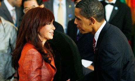 cristina y obama 2009